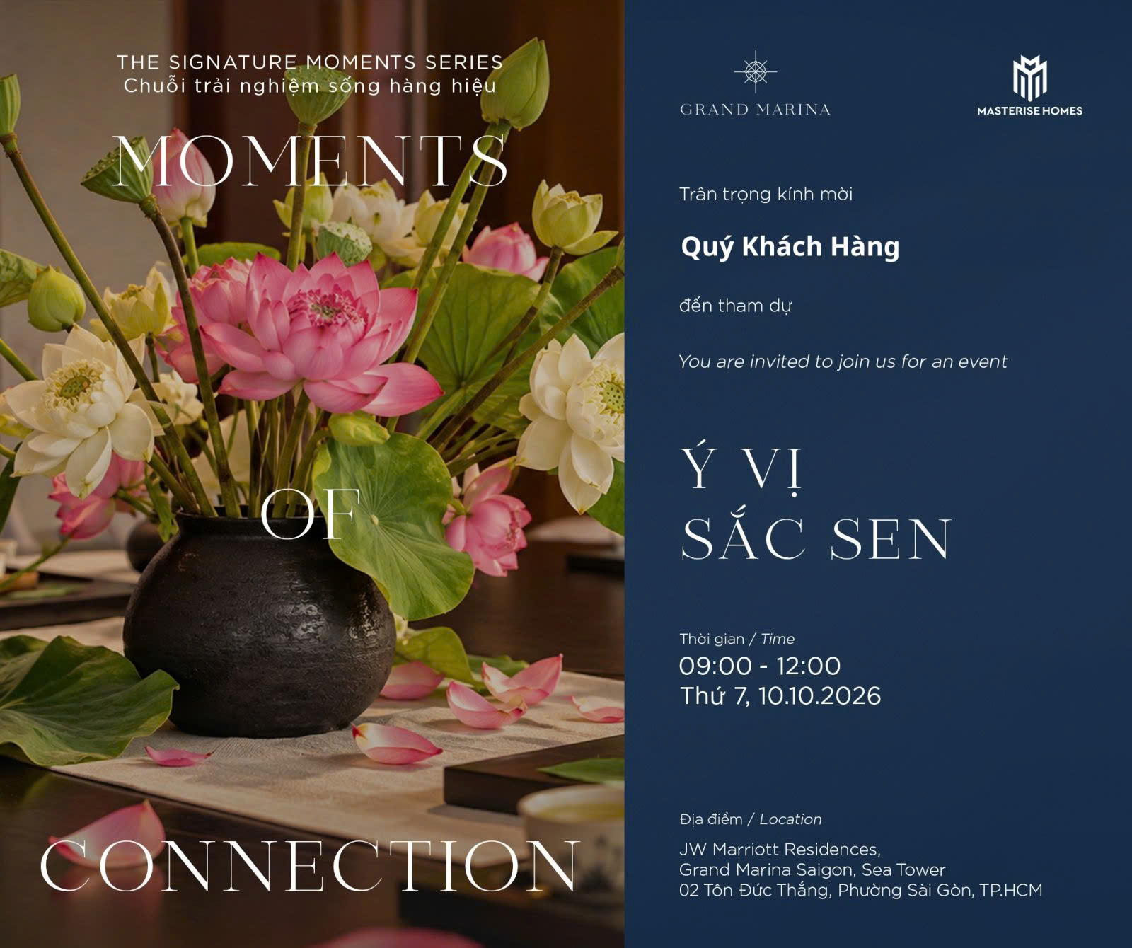 MOMENTS OF CONNECTION - Ý VỊ SẮC SEN